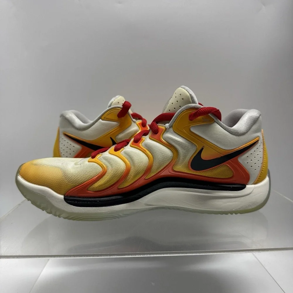 Nike KD 17 Sunrise University Gold Basketball Shoes FJ9487-700 Men's Size 8.5